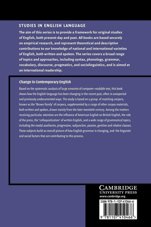 Produktbild: Change in Contemporary English