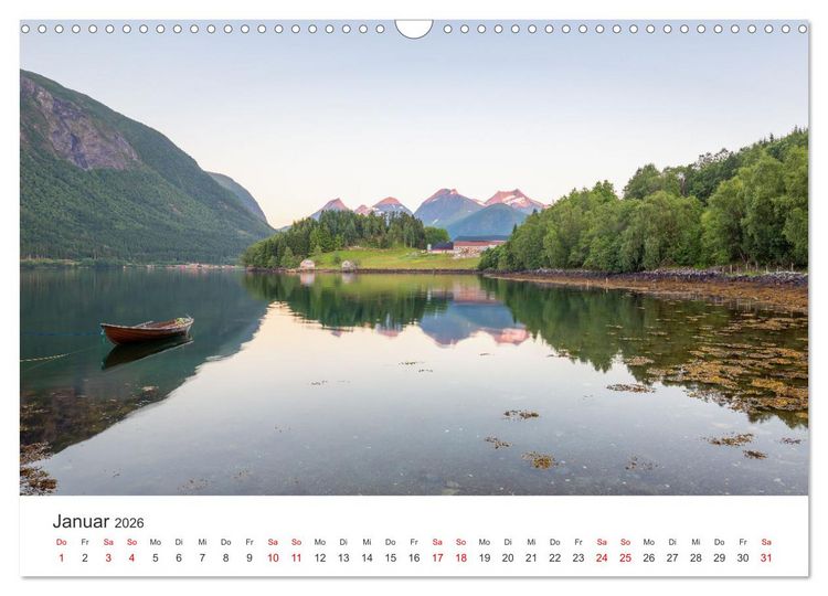 Produktbild: Norwegen in Bildern (Wandkalender 2026 DIN A3 quer), CALVENDO Monatskalender