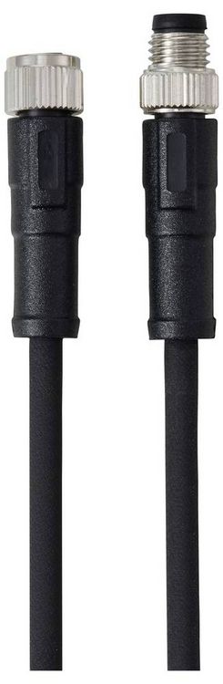 Produktbild: TRU COMPONENTS TC-13751996 Anschlussleitung M8 x 1 Stecker, gerade, Buchse, gerade 5 m Polzahl Sensoren: 3 1 St.
