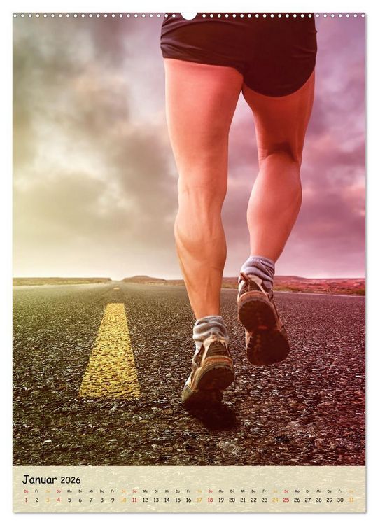 Produktbild: Joggen - mein Sport (Wandkalender 2026 DIN A2 hoch), CALVENDO Monatskalender