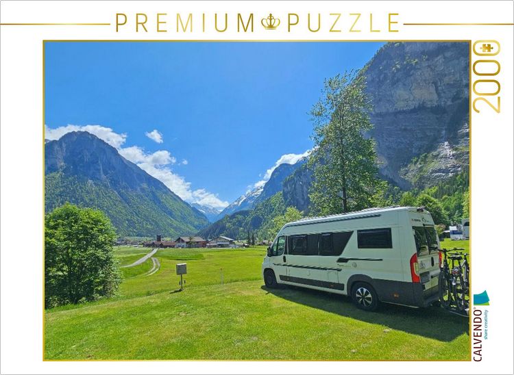 Produktbild: CALVENDO Puzzle Campingplatz Aareschlucht | 2000 Teile Lege-Gr&ouml;&szlig;e 90x67cm Foto-Puzzle f&uuml;r gl&uuml;ckliche Stunden
