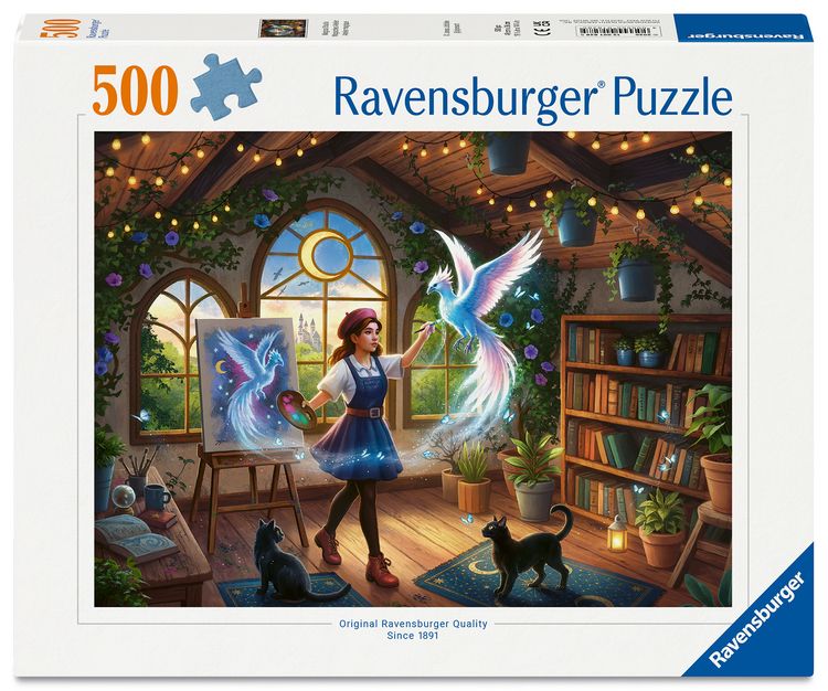 Produktbild: Erwachsenenpuzzle 500 Teile - Magisches Atelier