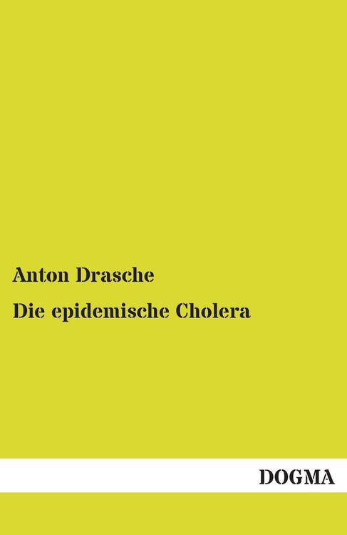Produktbild: Die epidemische Cholera