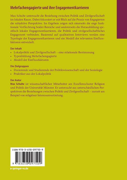 Produktbild: Mehrfachengagierte und ihre Engagementkarrieren