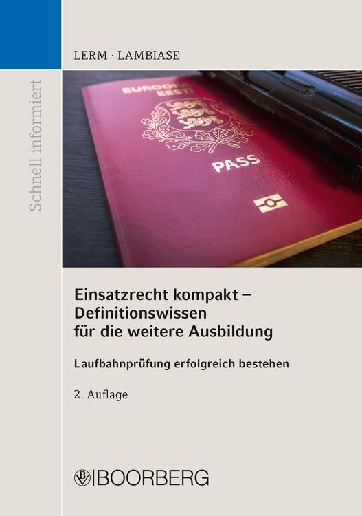 Produktbild: Einsatzrecht kompakt - Definitionswissen f&uuml;r die weitere Ausbildung