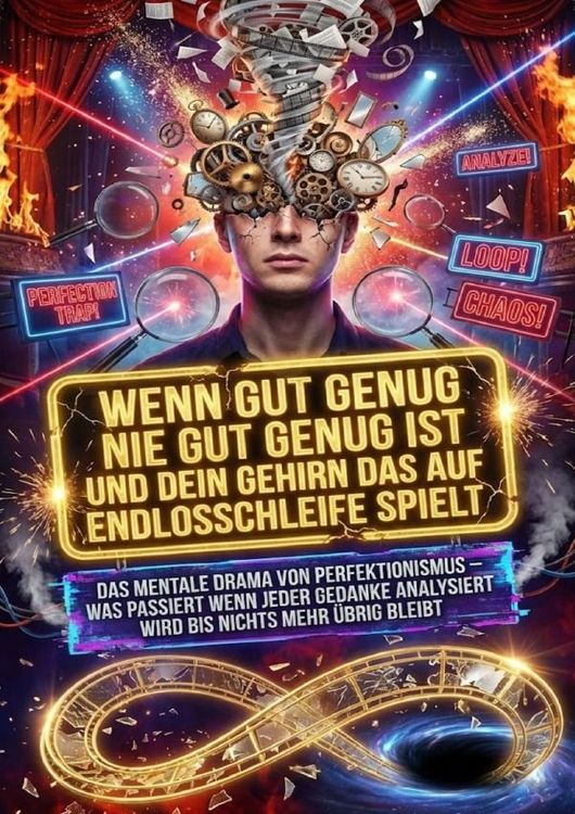 Produktbild: Wenn Gut Genug Nie Gut Genug Ist Und Dein Gehirn Das Auf Endlosschleife Spielt
