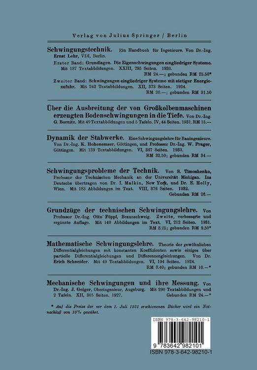 Produktbild: Theorie und Praxis der Schwingungspr&uuml;fmaschinen