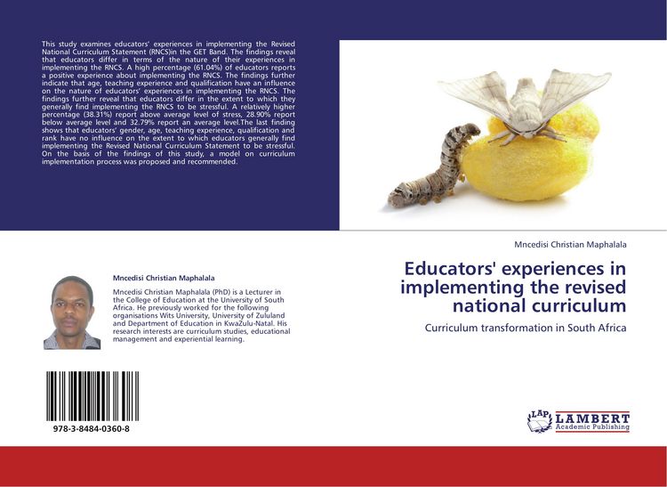 Produktbild: Educators' experiences in implementing the revised national curriculum