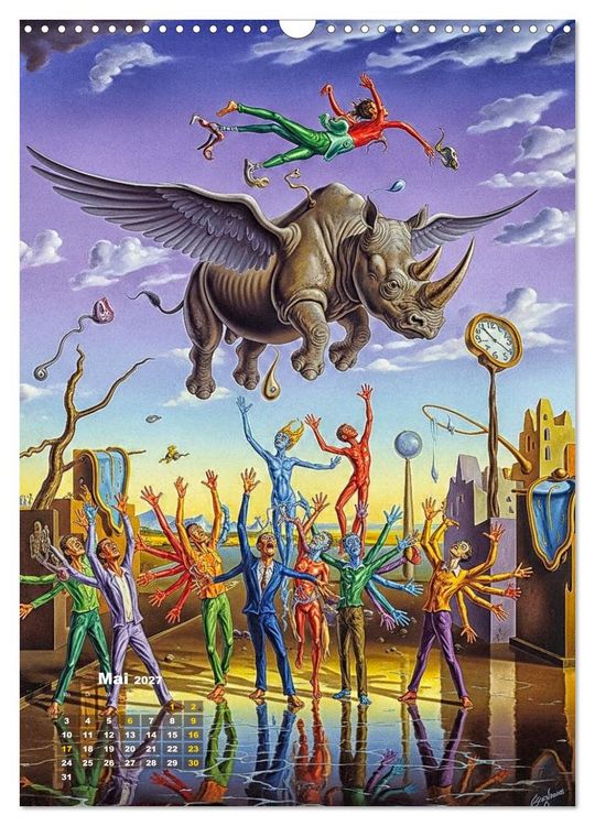 Produktbild: Dali und Magritte: zwei surreale Wirklichkeiten (Wandkalender 2027 DIN A3 hoch), CALVENDO Monatskalender