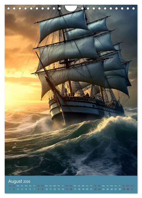 Produktbild: Weathering a Storm (Wall Calendar 2026 DIN A4 portrait), CALVENDO 12 Month Wall Calendar
