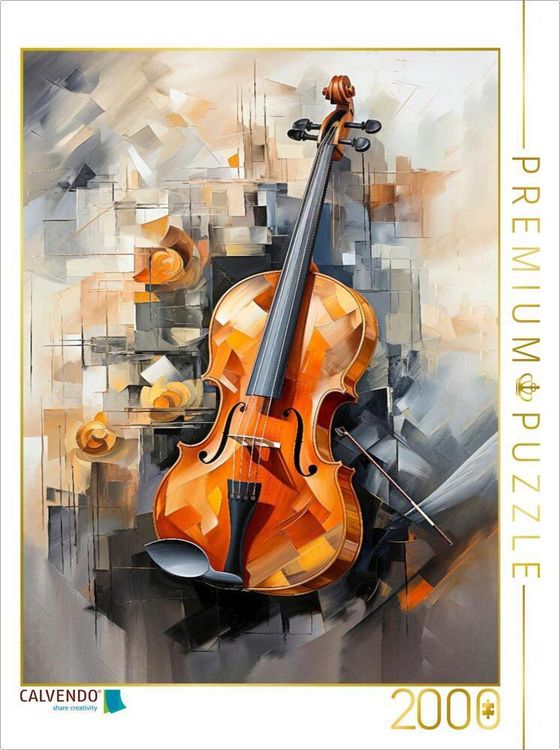 Produktbild: CALVENDO Puzzle Die Geige | 2000 Teile Lege-Gr&ouml;&szlig;e 90x67cm Foto-Puzzle f&uuml;r gl&uuml;ckliche Stunden