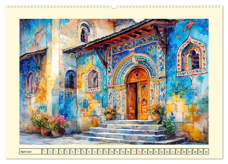 Produktbild: Rum&auml;nien. Zwischen Karpaten und K&uuml;ste (Wandkalender 2027 DIN A2 quer), CALVENDO Monatskalender