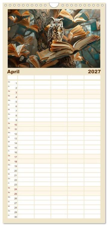 Produktbild: Familienplaner 2027 - Das versteckte Universum mit 5 Spalten (Wandkalender, 21 x 45 cm) CALVENDO