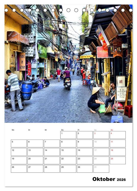 Produktbild: Stra&szlig;enansichten (Tischkalender 2026 DIN A5 hoch), CALVENDO Monatskalender