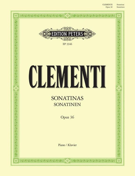 Produktbild: Sonatinen f&uuml;r Klavier op. 36
