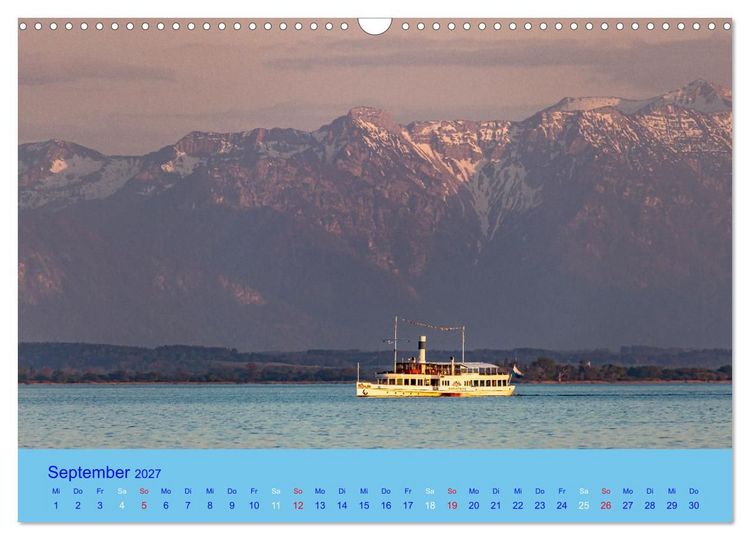 Produktbild: Ammersee-Ansichten (Wandkalender 2027 DIN A3 quer), CALVENDO Monatskalender