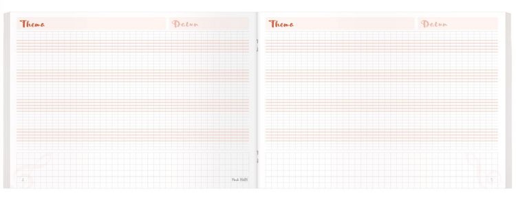 Produktbild: Musik-H&auml;fft Noten A5 quer