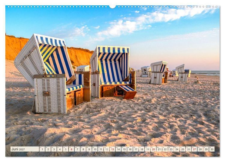 Produktbild: Mein Urlaub am Meer (Wandkalender 2027 DIN A2 quer), CALVENDO Monatskalender