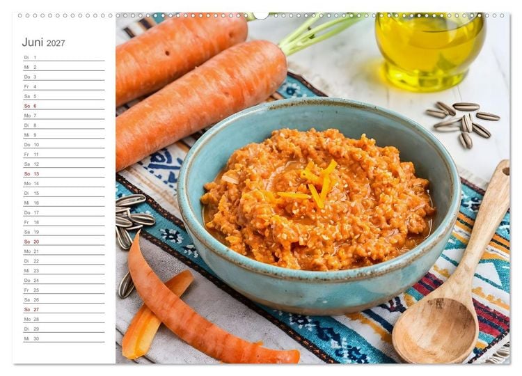 Produktbild: Zero Waste Pesto - 12 Monate, 12 Reste, unendlich Geschmack (hochwertiger Premium Wandkalender 2027 DIN A2 quer), Kunstdruck in Hochglanz