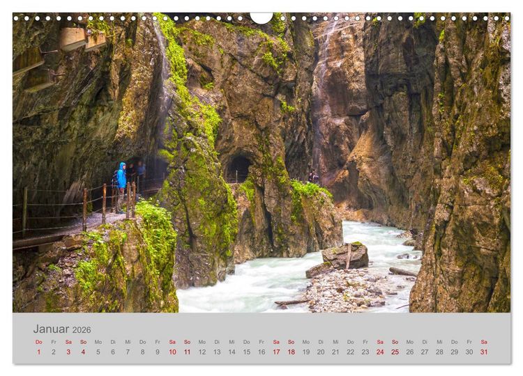 Produktbild: Garmisch-Partenkirchen Werdenfelser Land (Wandkalender 2026 DIN A3 quer), CALVENDO Monatskalender