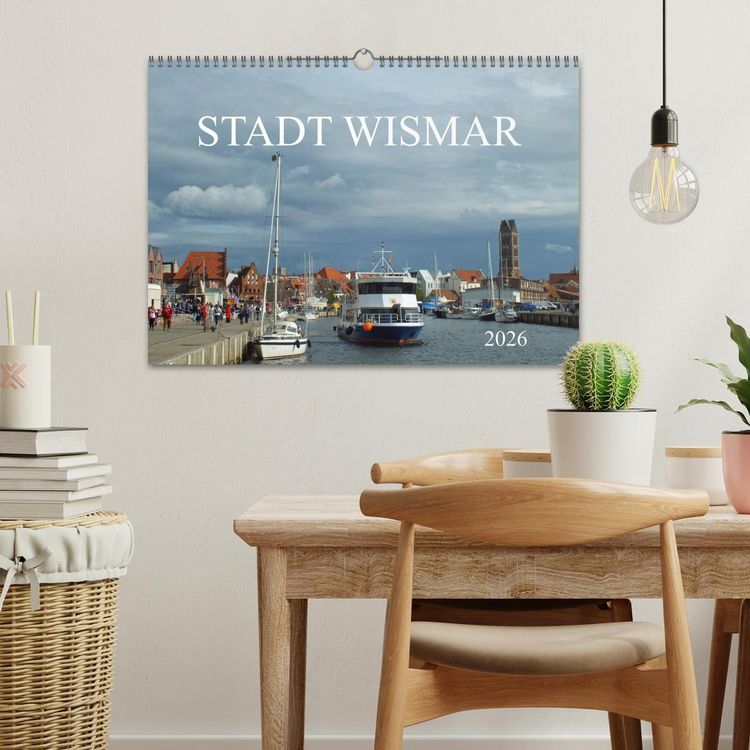 Produktbild: Stadt Wismar 2026 (Wandkalender 2026 DIN A3 quer), CALVENDO Monatskalender