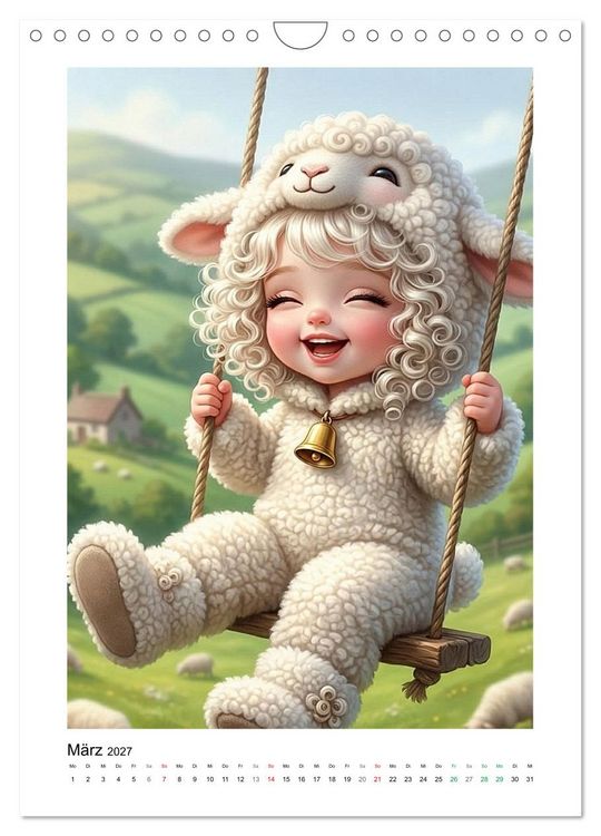 Produktbild: Fabulous Dolls - Tierisch Kuschellig (Wandkalender 2027 DIN A4 hoch), CALVENDO Monatskalender