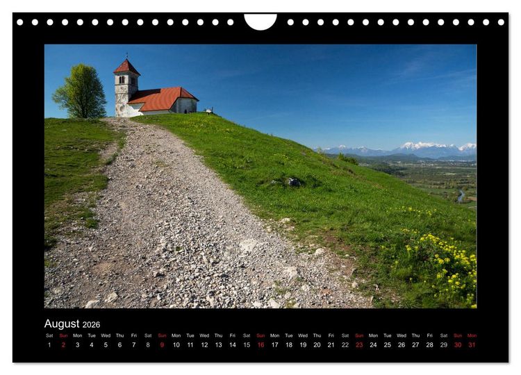 Produktbild: Landscapes of Slovenia (Wall Calendar 2026 DIN A4 landscape), CALVENDO 12 Month Wall Calendar