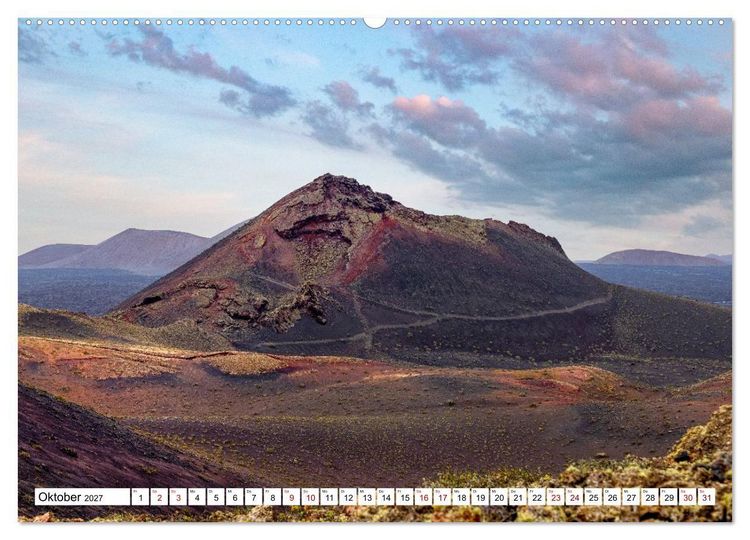 Produktbild: Lanzarote - Zwischen Asche und Atlantik (hochwertiger Premium Wandkalender 2027 DIN A2 quer), Kunstdruck in Hochglanz