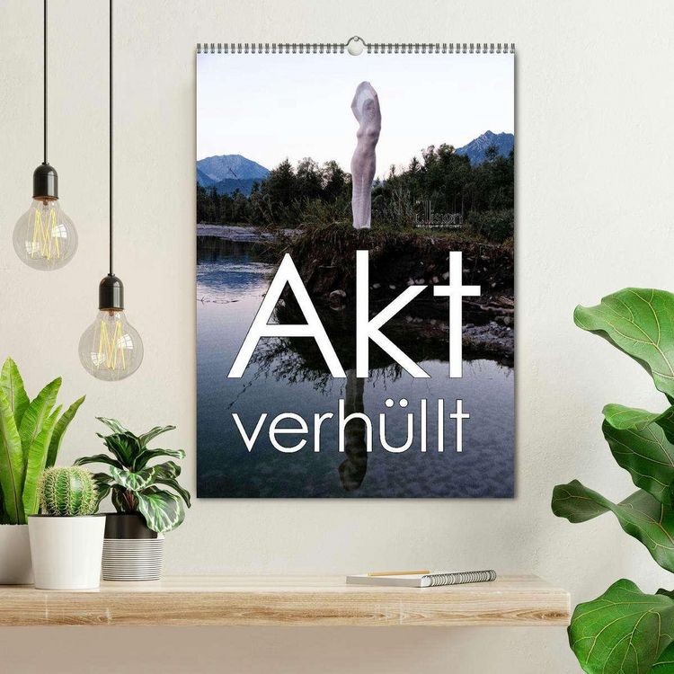 Produktbild: Akt verh&uuml;llt (Wandkalender 2026 DIN A2 hoch), CALVENDO Monatskalender