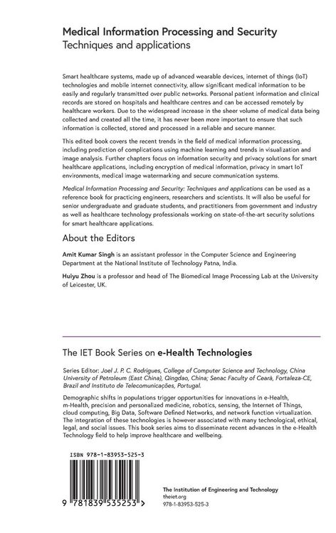 Produktbild: Medical Information Processing and Security