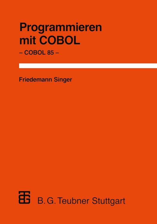 Produktbild: Programmieren mit COBOL