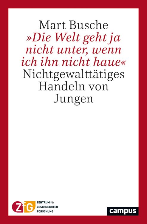 Produktbild: 'Die Welt geht ja nicht unter, wenn ich ihn nicht haue'