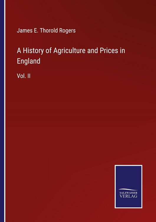 Produktbild: A History of Agriculture and Prices in England