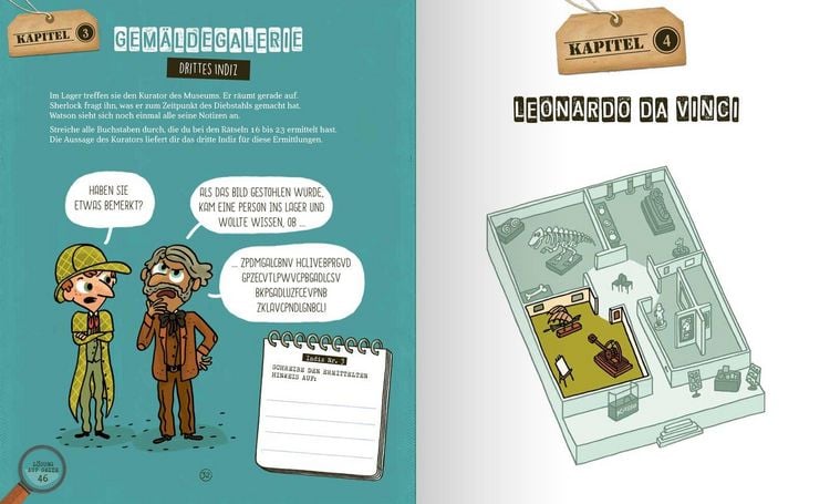 Produktbild: Wer hat die Mona Lisa geklaut? Sherlock Holmes f&uuml;r Kids - L&ouml;se die F&auml;lle