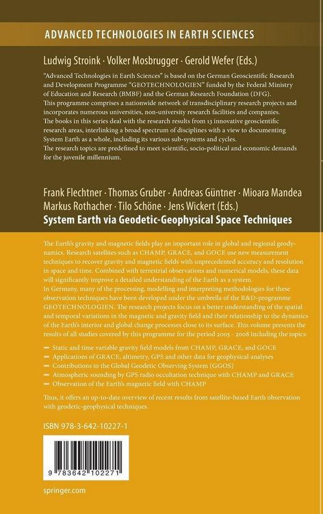 Produktbild: System Earth via Geodetic-Geophysical Space Techniques