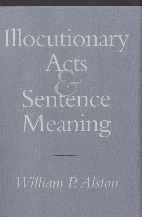 Produktbild: Illocutionary Acts and Sentence Meaning