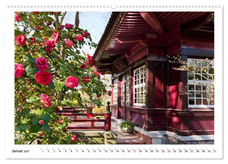 Produktbild: Japanische G&auml;rten in Deutschland (Wandkalender 2027 DIN A2 quer), CALVENDO Monatskalender