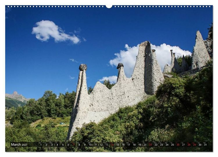 Produktbild: Valais Swiss Beauty (High Quality Premium Wall Calendar 2027 DIN A2 landscape),CALVENDO 12 Month Wall Calendar
