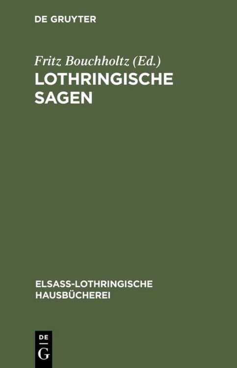 Produktbild: Lothringische Sagen