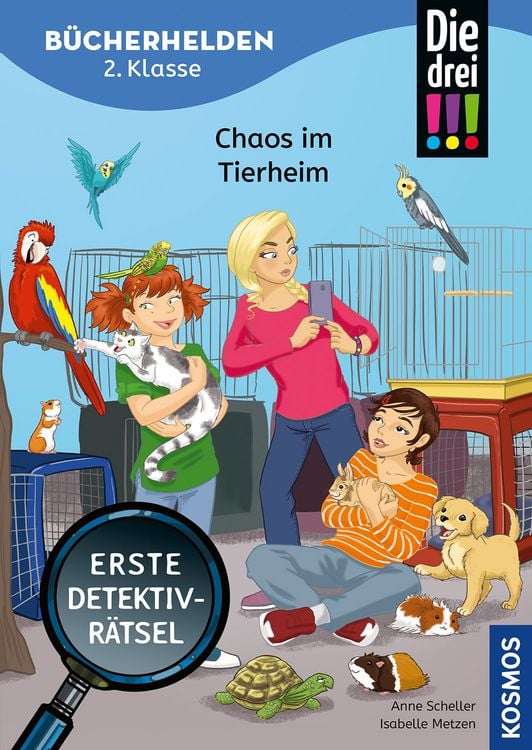 Produktbild: Die drei !!!, Bücherhelden 2. Klasse, Chaos im Tierheim