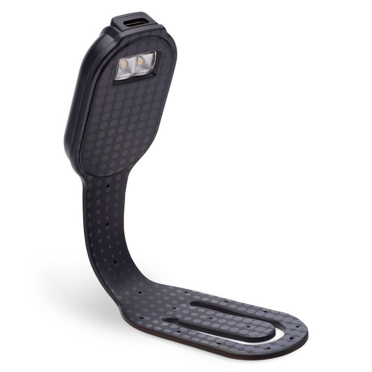 Produktbild: Flexilight RC (Black Dots) - wiederaufladbares Leselicht - 2 in 1 Leselampe & Lesezeichen - LED Leselicht - Geschenk für Leser, Buchliebhaber - Deutsc