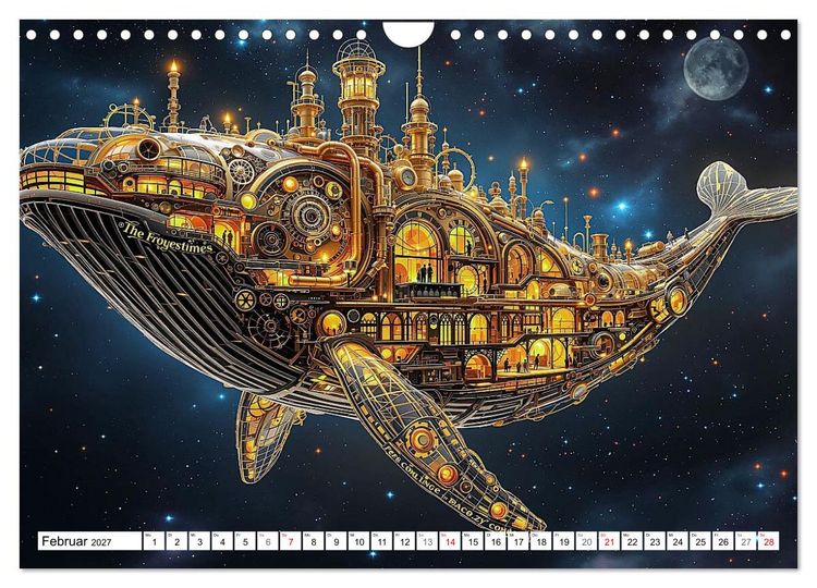 Produktbild: Wimmelnde Wunderwelten (Wandkalender 2027 DIN A4 quer), CALVENDO Monatskalender