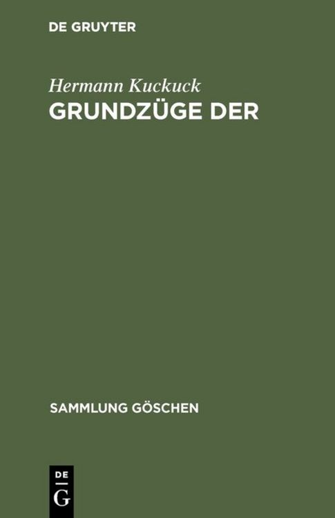 Produktbild: Grundz&uuml;ge der Pflanzenz&uuml;chtung