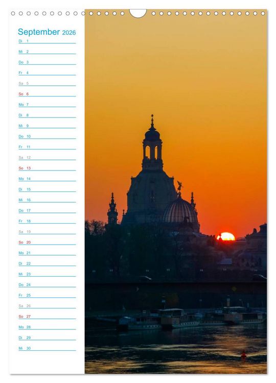 Produktbild: Frauenkirche Dresden (Wandkalender 2026 DIN A3 hoch), CALVENDO Monatskalender