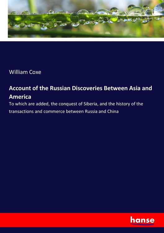 Produktbild: Account of the Russian Discoveries Between Asia and America