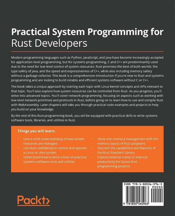 Produktbild: Practical System programming for Rust developers