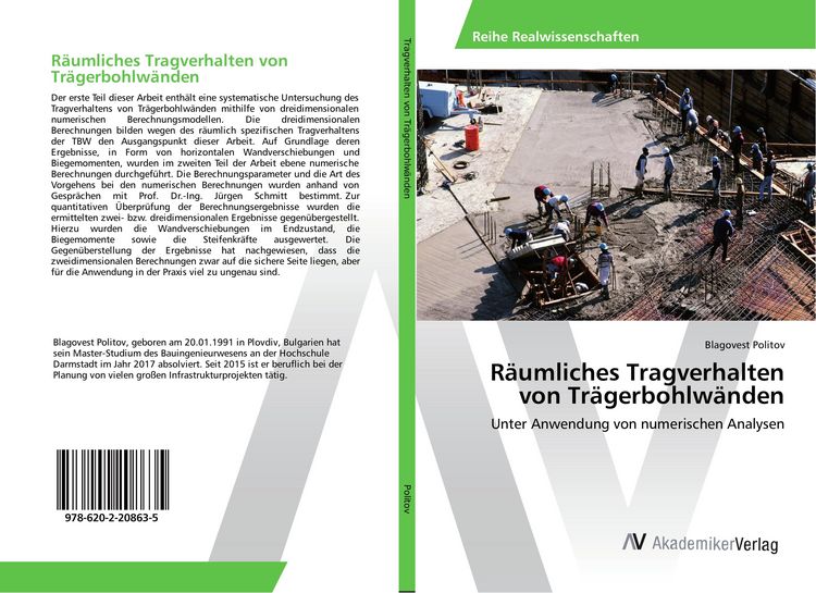 Produktbild: R&auml;umliches Tragverhalten von Tr&auml;gerbohlw&auml;nden
