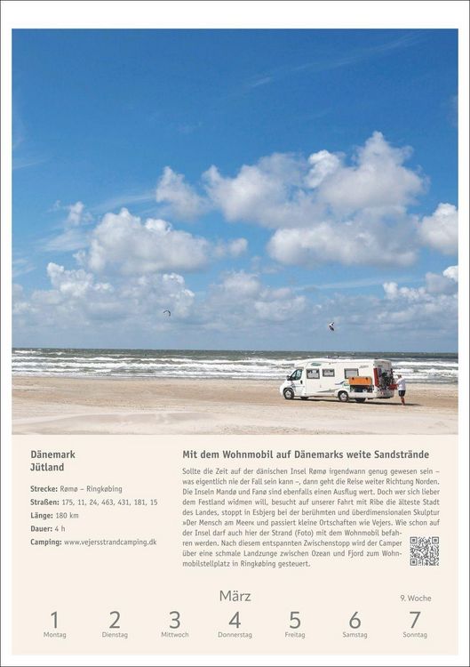 Produktbild: Campinglust Wochen-Kulturkalender 2027 - 53 unvergessliche Touren