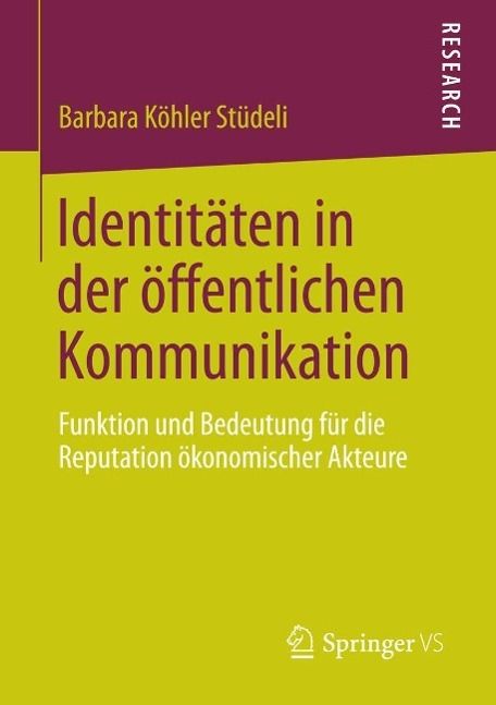 Produktbild: Identit&auml;ten in der &ouml;ffentlichen Kommunikation