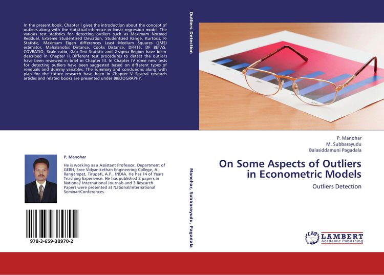 Produktbild: On Some Aspects of Outliers in Econometric Models